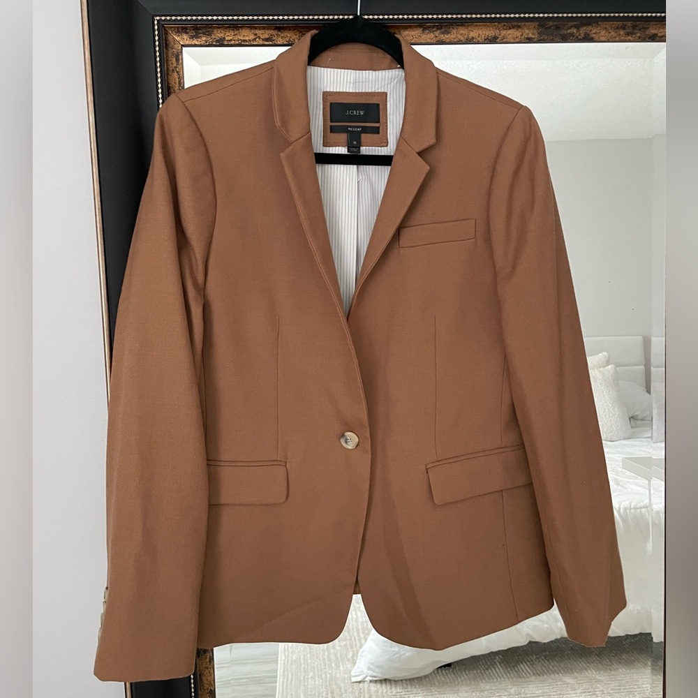 J. Crew Brown Regent Blazer